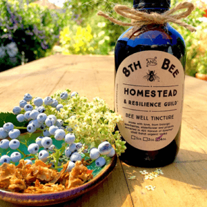 8th & Bee Small Batch "Bee Well" Elderberry Propolis Tinctures
