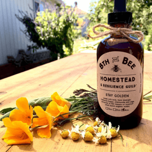 8th & Bee Small Batch "Stay Golden" California Poppy Tinctures